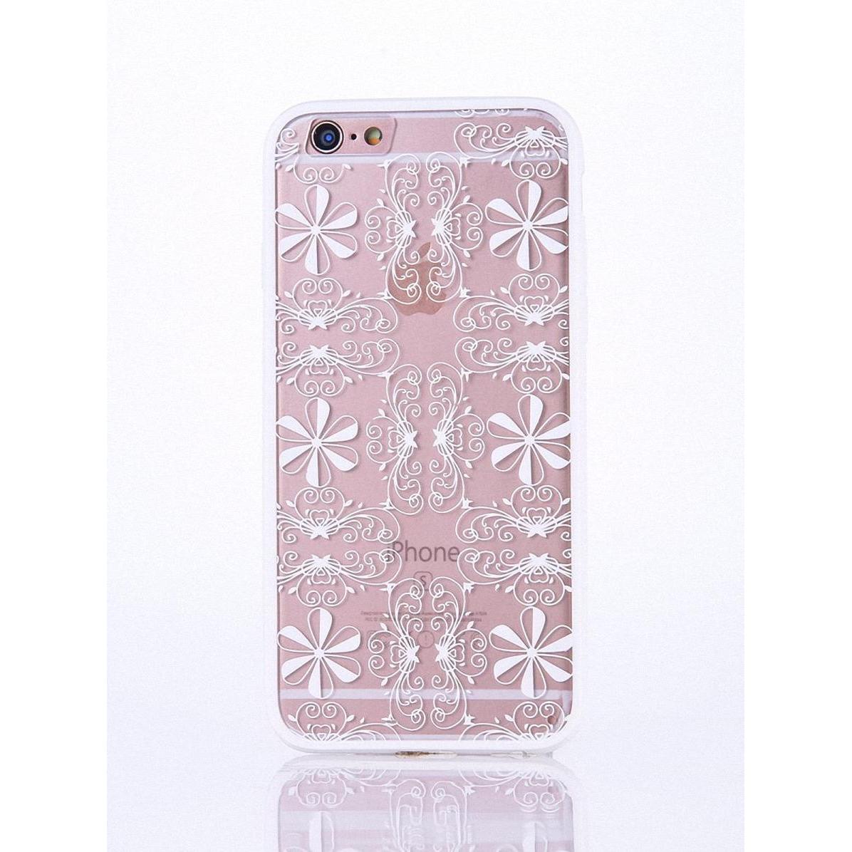 König Design Apple iPhone 7 Plus Handy Hülle Mandala Case Schutzhülle Motiv Ornamente Weiss (Apple iPhone 7 Plus), Smart...