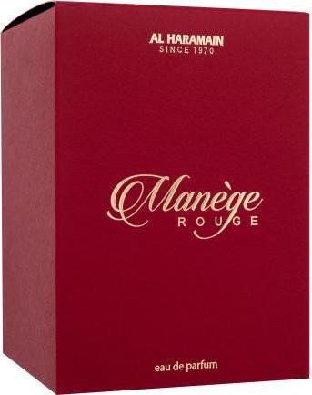 Actual product image Al Haramain Manege Rouge by Eau de Parfum Spray 75 ml (Eau de parfum, 75 ml)