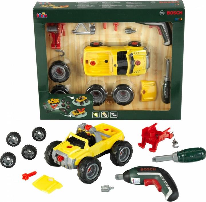 Theo Klein 3in1 Construction Set Car with screwdrive