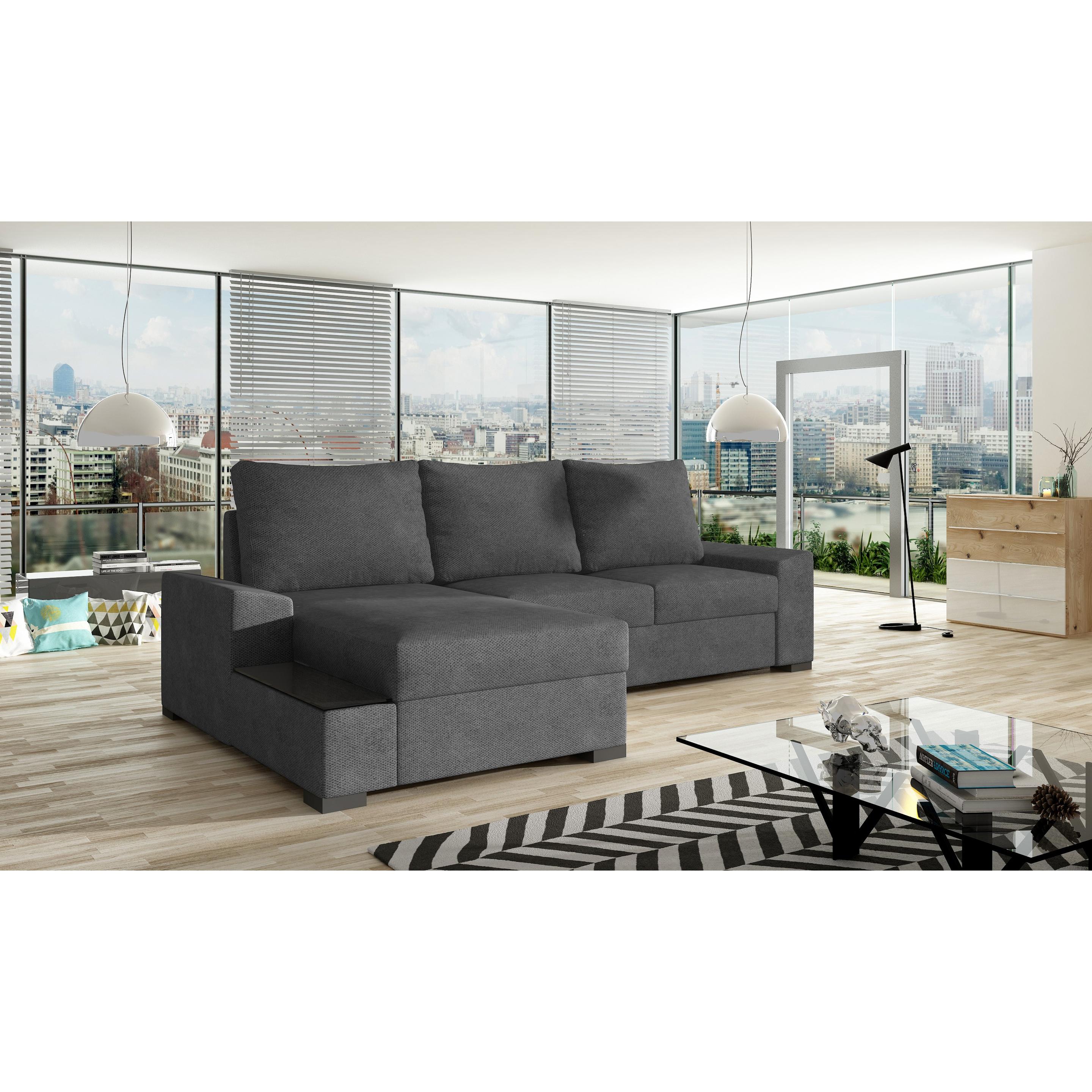 ELTAP, Sofa, Negro (Ecksofa, 3-Sitzer, Bettsofa)
