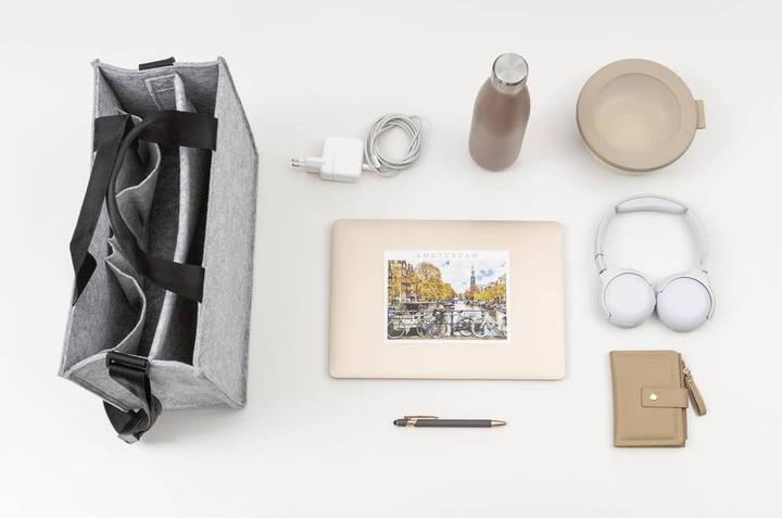 Image du produit Sigel Notebooktasche Desk Sharing Bag Classic M, Hellgrau 15.4 (15.40")