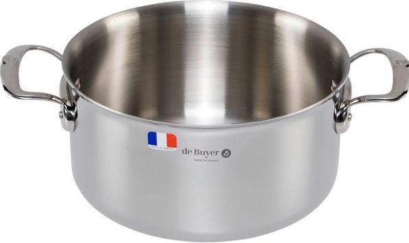 Actual product image de Buyer Affinity frying pan (Casserole + Stewpot, Stainless steel, 24 x 13 cm)