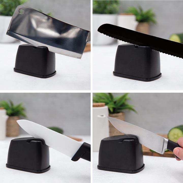 Produktbild Livington BladeStar Power Vollautomatischer 2-in-1 E-Messerschärfer 1+1 GRATIS