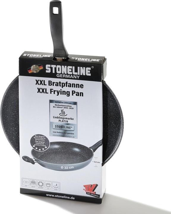 Actual product image Stoneline Frying pan 32 cm, cast aluminium non-stick coated pan, oven & induction suitable (Frying pan, Cast aluminium, 32 x 10 cm)