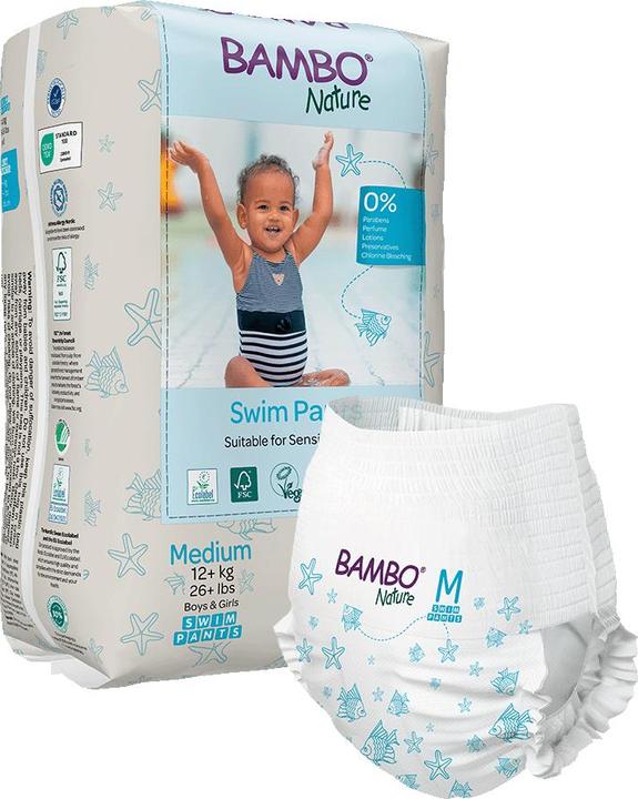Actual product image Bambo Swim nappies (Size M, Monthly box, 12 Piece)