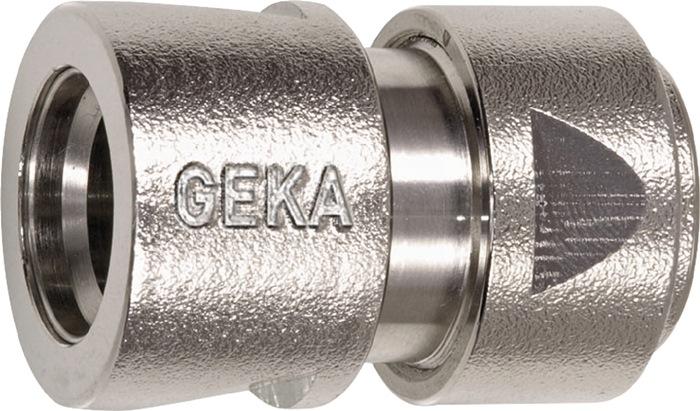 Actual product image Karasto Hose piece GEKA plus nickel-plated brass Hose size 13 mm (13 mm)