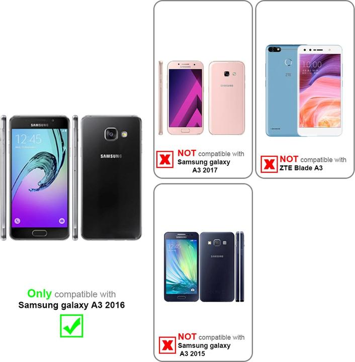 Immagine prodotto Cadorabo Libro con copertina con funzione di stand (Samsung Galaxy A3 (2016))