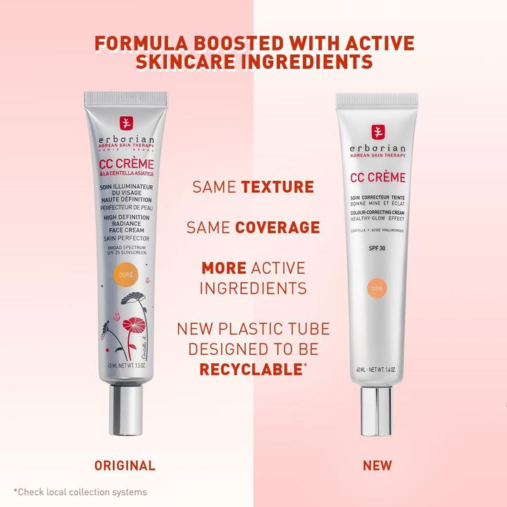 Actual product image Erborian Cc Cream (Dore, Doré, Golden, 40 ml)