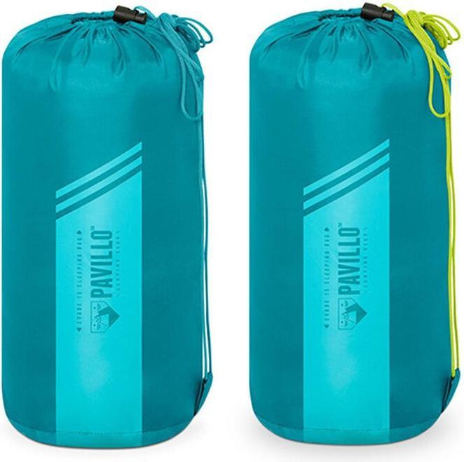 Actual product image Bestway 68099 sleeping bag Mummy shaped sleeping bag Polyester Blue (180 cm)