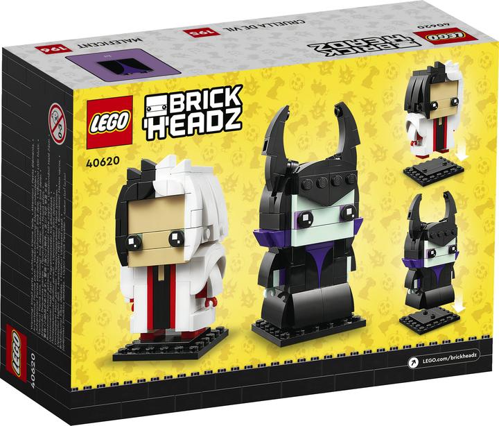 Immagine prodotto LEGO Crudelia e Malefica (40620, LEGO Brickheadz)