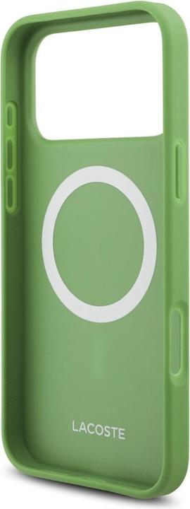 Immagine prodotto Lacoste - Hardcase Petit Pique Lacquer Logo MagSafe (LCHMP17XPLAN) - iPhone 17 Pro Max - Estragon (Apple iPhone 17 Pro Max)