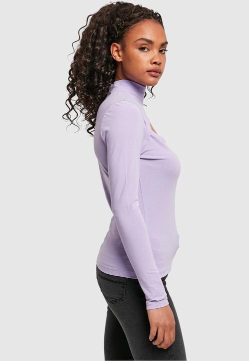 Actual product image Urban Classics Ladies Cut-Out Turtleneck Longsleeve (S)