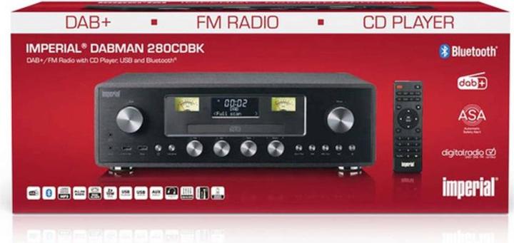 Actual product image Imperial Dabman 280CDBK (DAB, DAB+, FM, Bluetooth)