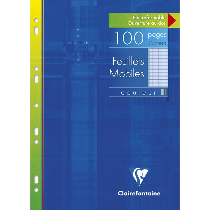 Image du produit Clairefontaine Pochettes pour classeurs à anneaux (Quadrillé)