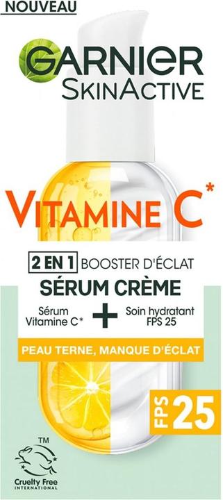 Actual product image Garnier Skin Active 2-In-1 Radiance Booster Cream