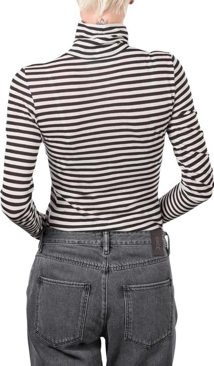 Produktbild Armedangels Graziliaa T-Shirt Stripes Black/Off White (L)