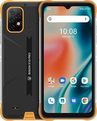 Actual product image Umidigi Bison X10 Pro (6.53") Hybrid Dual SIM Android 11 USB Type-C Black, Yellow (128 GB, Yellow, Black, 6.53", Hybrid Dual SIM, 20 Mpx, 4G)