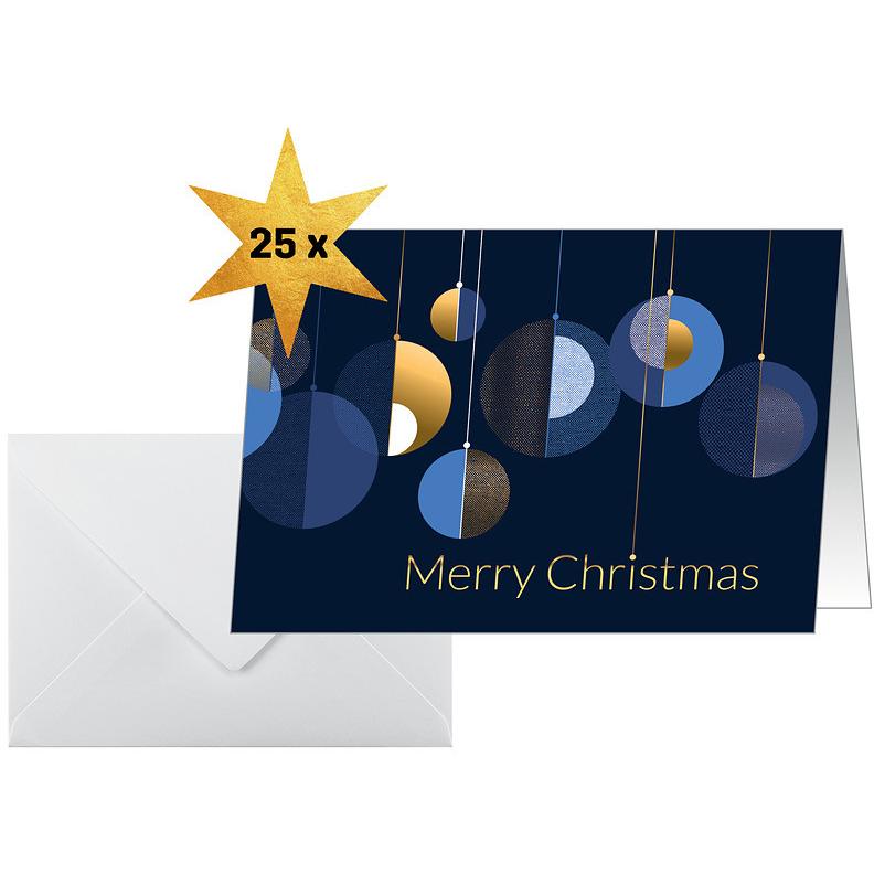 Sigel, Grusskarte + Briefpapier, Weihnachtskarten (25 Stk.)