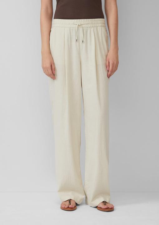 Image du produit S.Oliver Hose Leichte Leinenmix-Hose mit Elastikbund (42)
