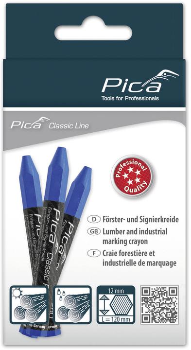 Immagine prodotto Pica Forester's/Signing Chalk Classic PRO 590 carta blu (Blu, 12 x)