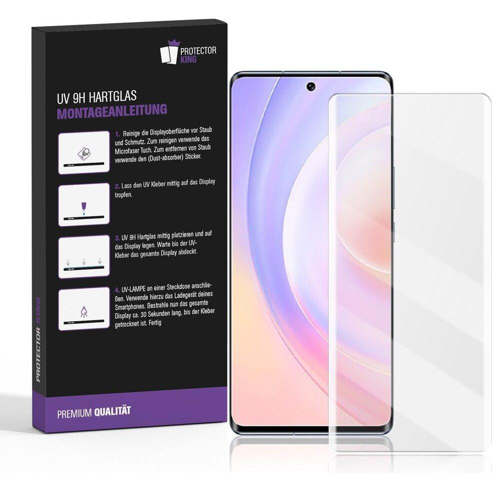 Thumbnail - Protectorking 1x UV Liquid Echtes Tempered 9H Panzerhartglas 3D KLAR (1 Stück, Honor 50), Smartphone Schutzfolie