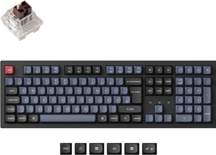 Actual product image Keychron K10 Pro (DE, Cable, Wireless)