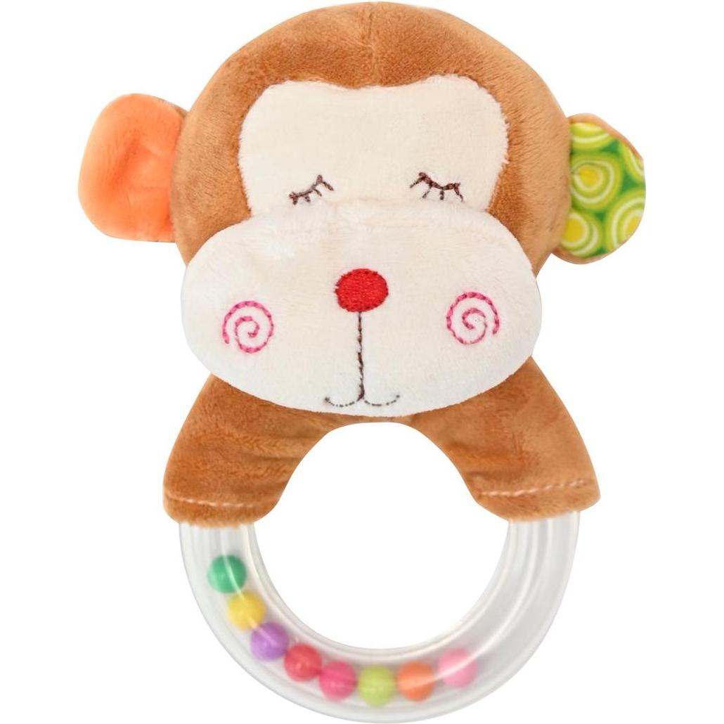 Thumbnail - Lorelli, Kinderwagenspielzeug, Baby Plüschtier Rasselring 13 cm