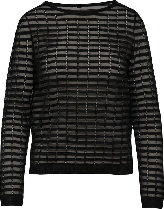 Image du produit Comma Strickpullover Feiner Strickpullover mit Transparenz-Effekt (36)