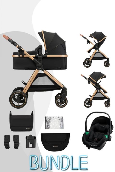 Image du produit KinderKraft multifunctional stroller ESME 3IN1 Pure Black + MINK PRO 2