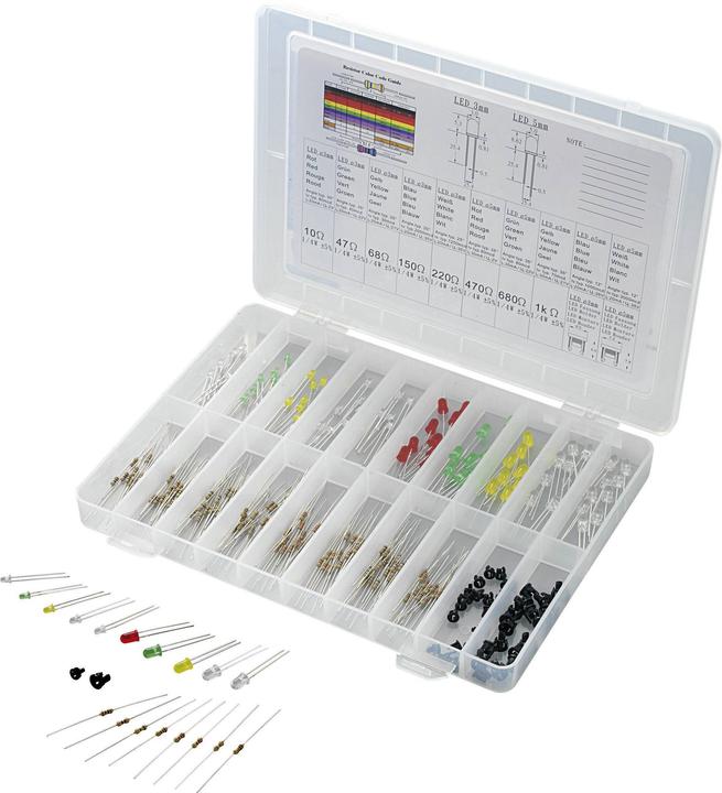 Tru Components Assortimento di LED rosso