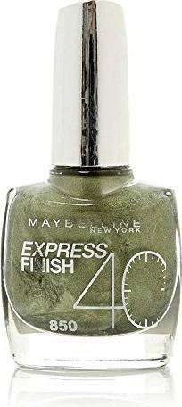 Immagine prodotto Maybelline New York Maybelline Express Finish 40' Smalto per unghie n. 850 10ml (Verde cachi, Verde kaki, Smalto)
