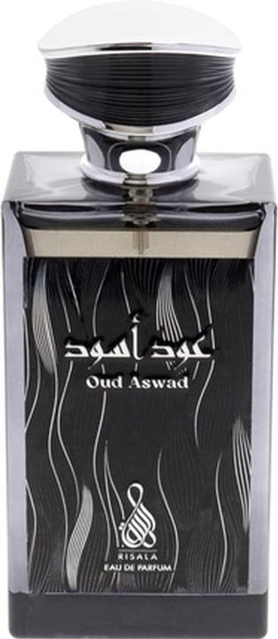 Actual product image Risala Oud Aswad by Unisex 3.4 Oz EDP Spray (Eau de parfum, 100 ml)