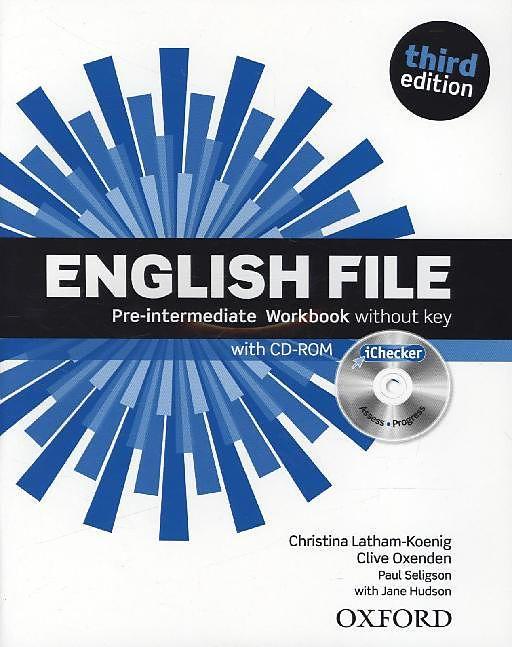Immagine prodotto English File third edition: Pre-intermediate: Workbook without key and iChecker (Inglese, Collettività, 2012)