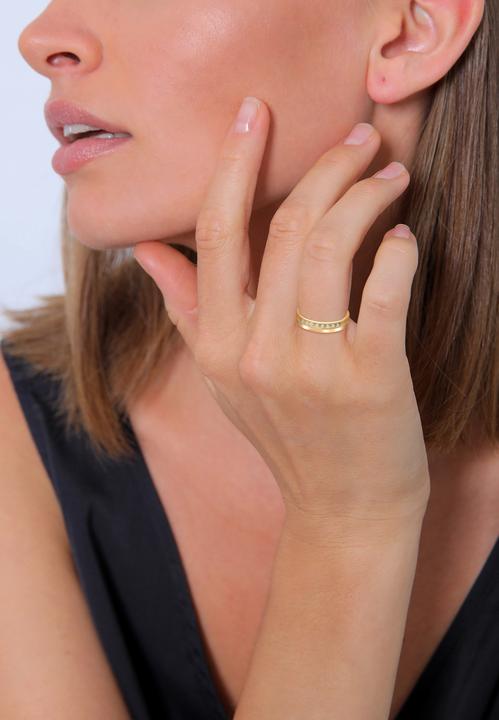 Produktbild Elli DIAMONDS Ring Basic Memoire Diamant (0.04 ct) 2er Set 925 Silber (52, 925 Silber)