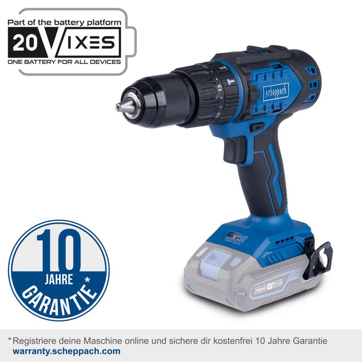 Actual product image Scheppach Battery-powered impact drill BC-CD60-X (DIY)