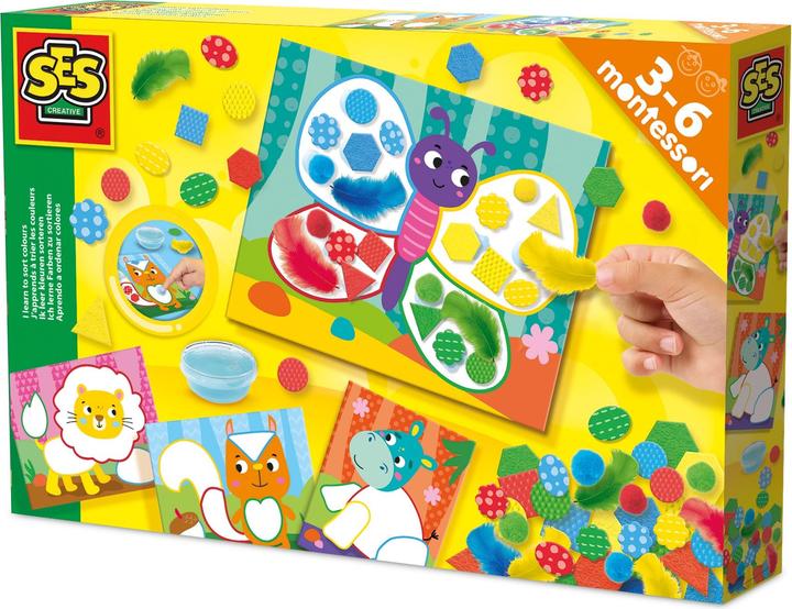 Actual product image Ses Bastelset Montessori Farben+Materialien