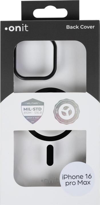 Immagine prodotto Onit Back Cover Armorix iPhone 16 Pro Max Schwarz (Apple iPhone 16 Pro Max)