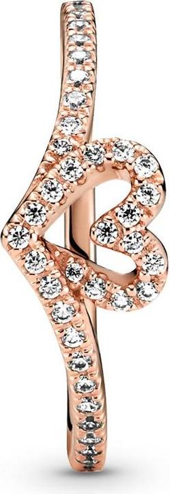 Actual product image Pandora Rose Heart and Wishbone Ring (48)