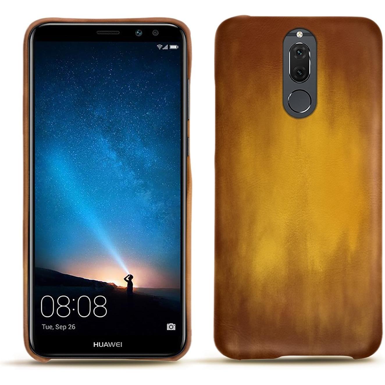 Noreve Lederschutzhülle (Huawei Mate 10 Lite), Smartphone Hülle, Gold