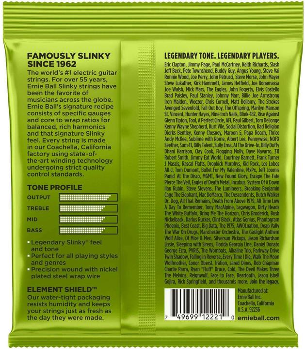 Produktbild Ernie Ball Regular Slinky 10-46 (6x, E-Gitarre, 0.05")