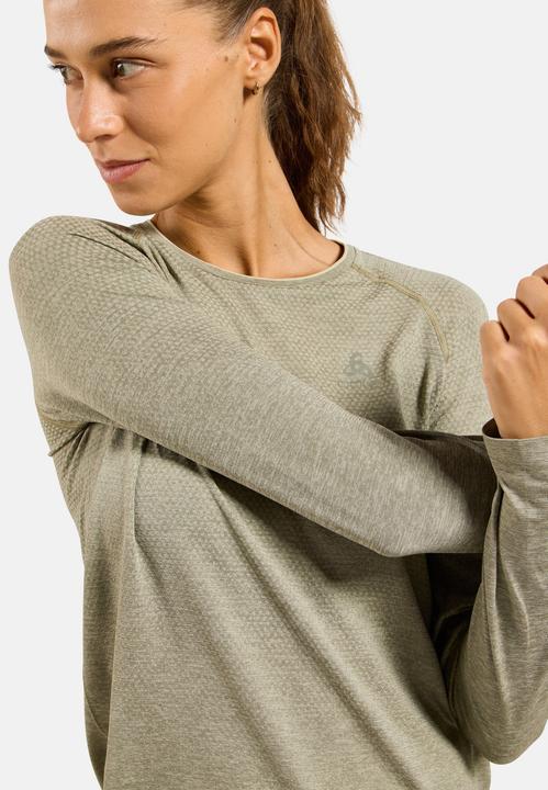 Actual product image Odlo Women's T-Shirt Crew Neck L/S Essential Seamless (L)