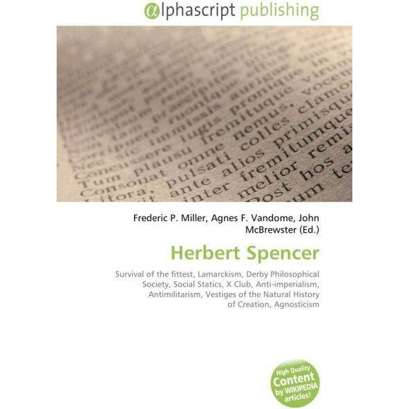Herbert Spencer, Sachbücher