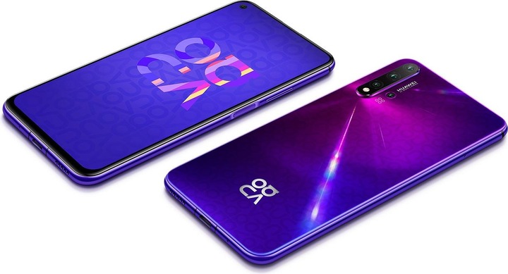 Actual product image Huawei Nova 5T (128 GB, Midsummer Purple, 6.26", Dual SIM, 48 Mpx, 4G)