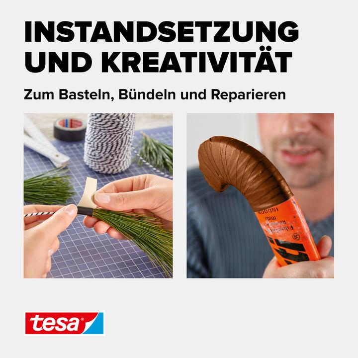 Actual product image tesa EXTRA POWER PERFECT fabric tape, fabric-reinforced duct tape (19 mm)