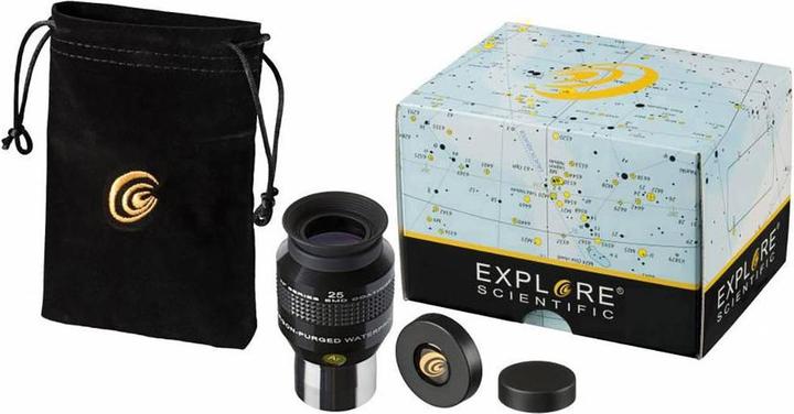 Produktbild Explore Scientific Oculair - 52Â° - LER - 25 Mm - Staal - Zwart