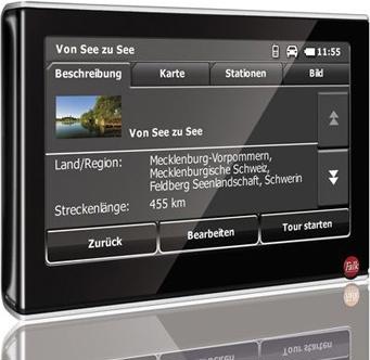 Image du produit Falk S450, TMC, cartes d'Europe