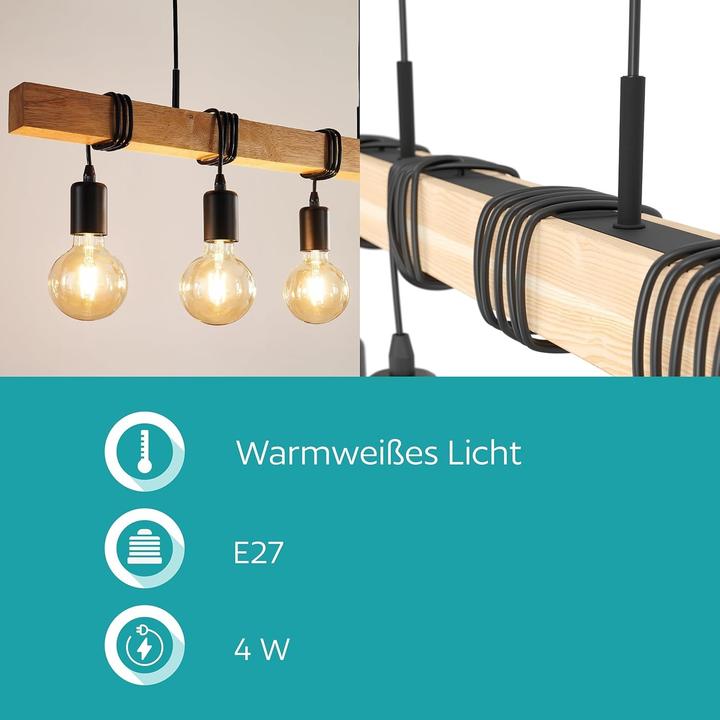 Produktbild EGLO Lampada a Sospensione LED Townshend (E27)