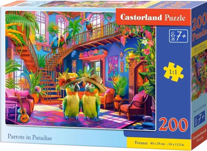 Castorland Puzzle 200 pezzi Pappagalli in Paradiso (200 pezzi)