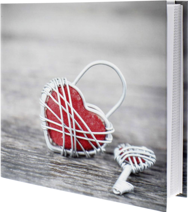 Immagine prodotto Hama Memo Rustico 22,5x22,5 200 foto. 10x15 Cuore di metallo (10 x 15 cm)