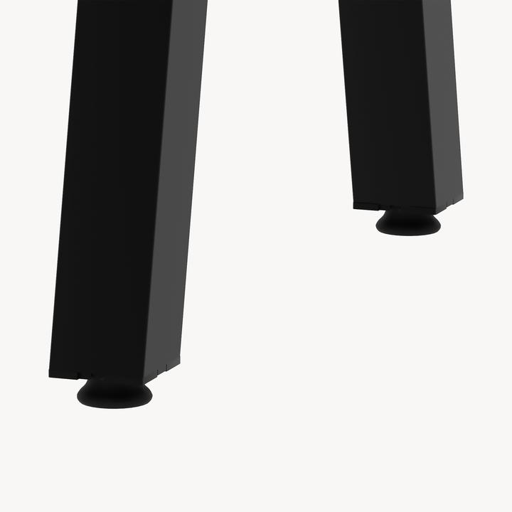 Produktbild En.Casa Tischgestell 2er Set Heustreu 45x40cm Schwarz